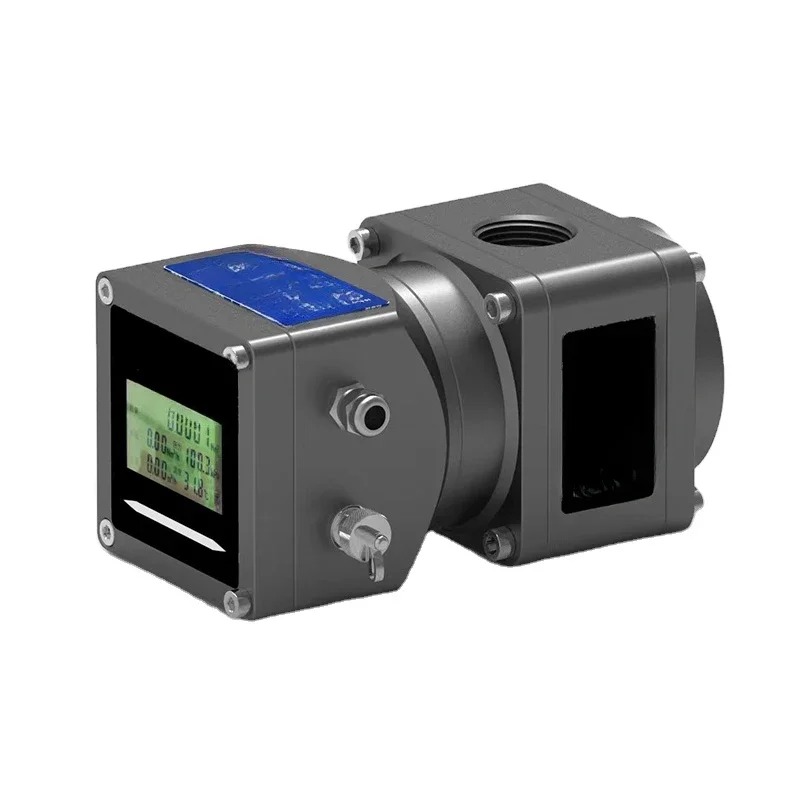 Ip65 Gas Roots Flow Meter Smart lp Digital Inline Roots Flowmeter Waist Wheel Flowmeter