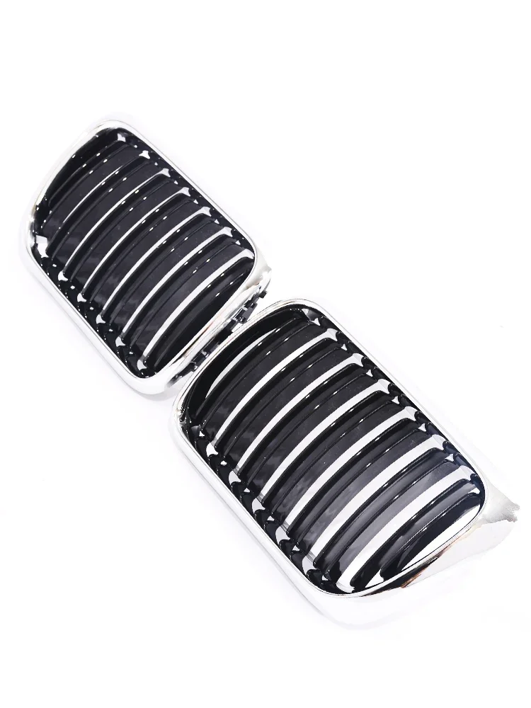 Chrome Silver Kidney Grille For BMW 3 Series E36 Facelift LCI 1997 1998 1999 M Performance Replacement Double Single Line Grill view 4