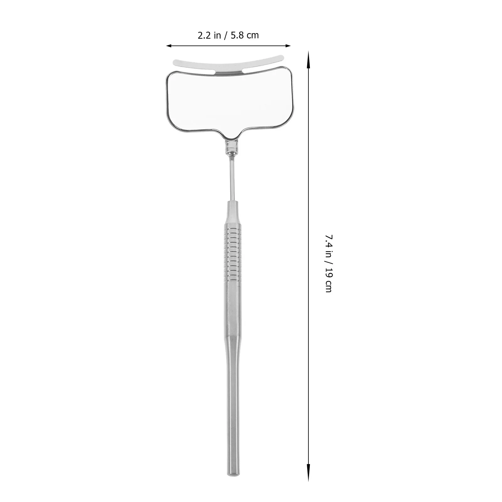 Professional Eyelash Extension Mirror Stainless Steel Rotatable 360 Degree Lash Mirror for Extensions Makeup Detail Check