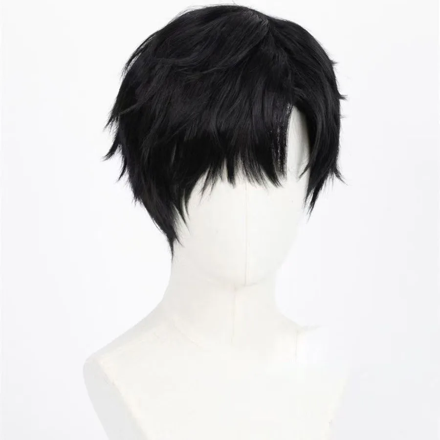 Peluca de Cosplay para "Deep Space Love" Li Shen y Xiao Yi con simulación realista del cuero cabelludo, peinado de Anime