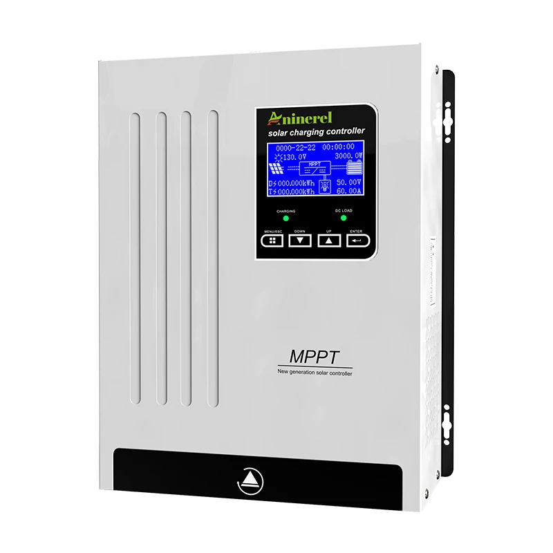 Aninerel MPPT Regulator Ładowania Solarnego 100A 80A 60A 12V 24V 48V Ładowarka Akumulatorów 150VDC Regulator Słoneczny Ładowarka do Akumulatorów Litowych