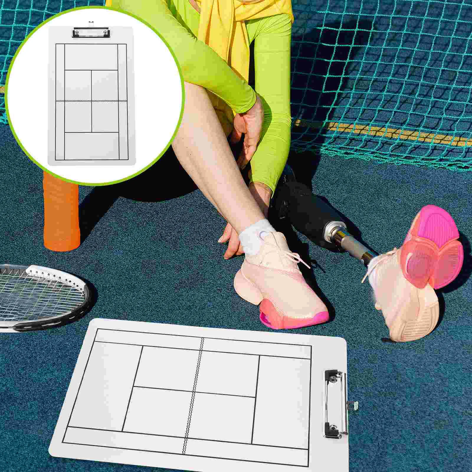 

Board Coaches Used Clipboard Tennis Strategy Competition Write Hockey Dry Erase