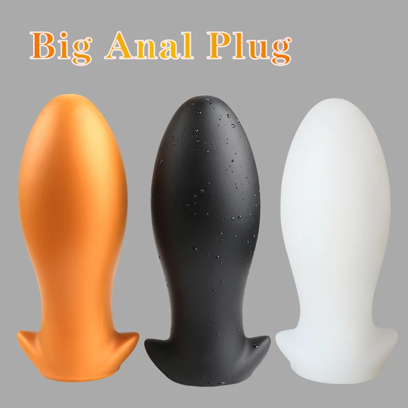 Huge Anal Plug Silicone Soft Anal Dildo Big Butt Plug Prostate Massage Anus Masturbator Dilator Adult Sex Toys For Women Men