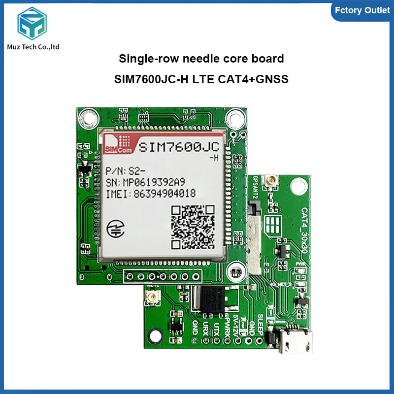 SIM7600JC-H Core Board Development Board SIMcom LTE CAT4 4G Module Support GNSS Breakout Kit with FPC+GPS Antenna for Japan