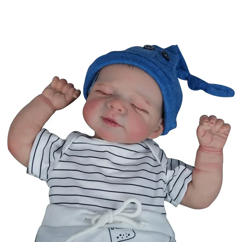 Muñeca Reborn Pascale de 48CM con pintura de múltiples capas de piel 3D con venas visibles