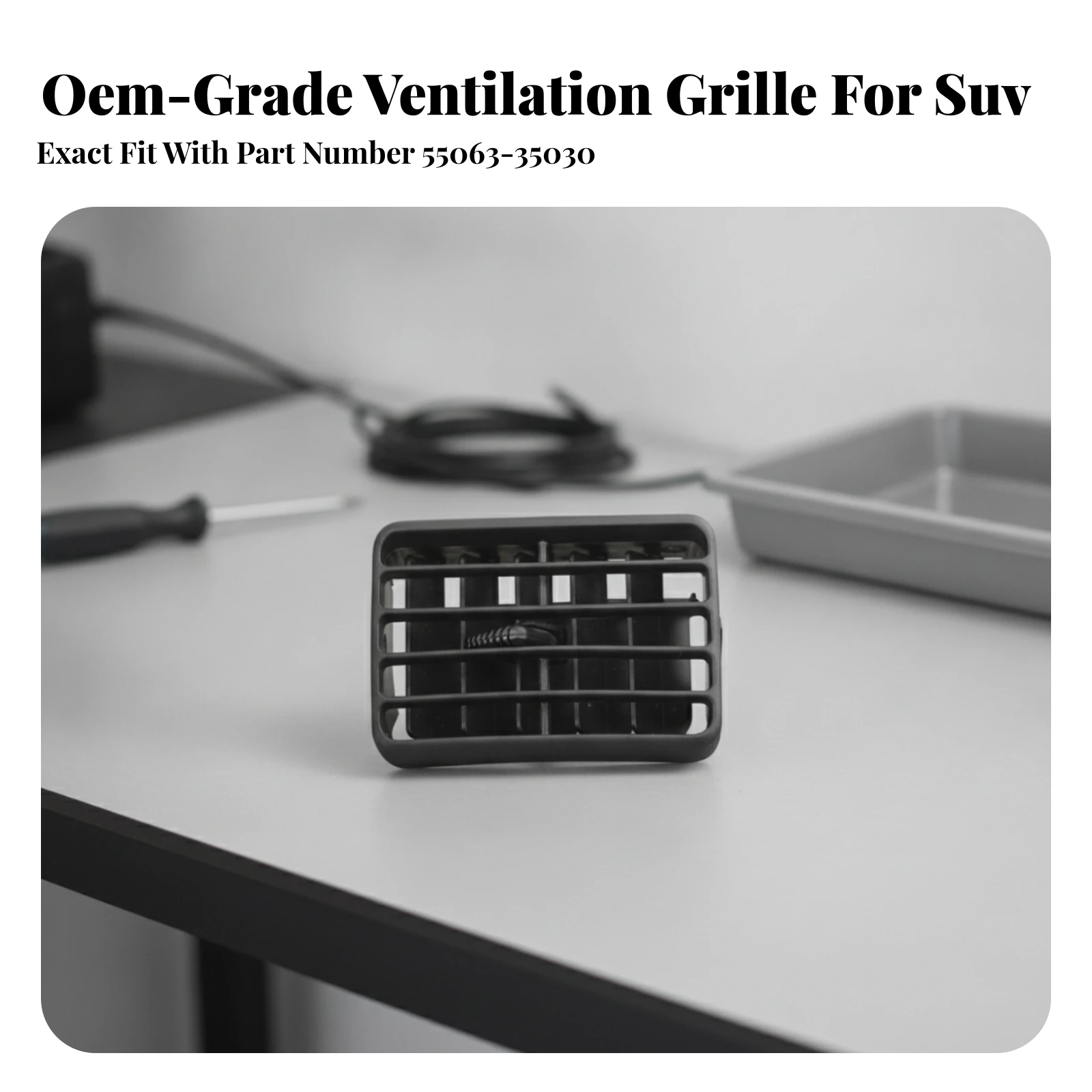 Dashboard Air Vent Grille Compatible Air Conditioning Outlet Grille Easy Installation Upgraded for Car Owners