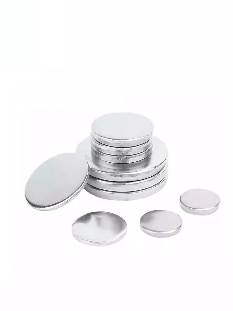 304 Stainless Steel Disc Round Steel Sheet Circular Metal Plate Disk Solid Flat Pad Diameter 28-80mm Thickness 1.2-5mm
