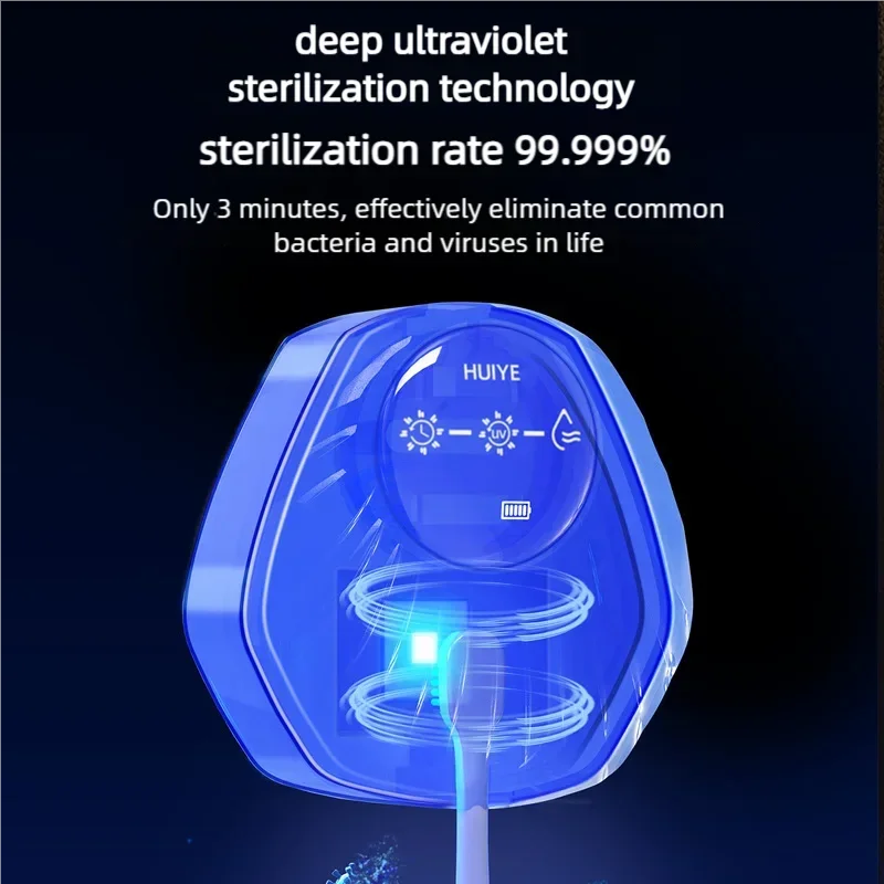 Suporte Esterilizador UV-C Youpin Sem Perfuração - usage example