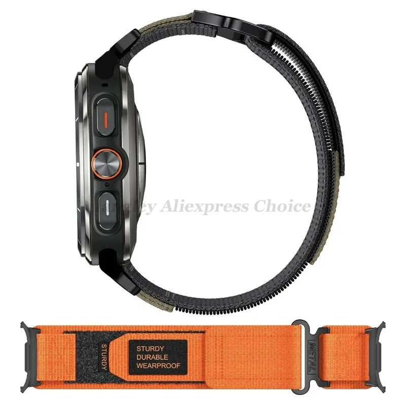 Sport Nylon Loop Watch Strap for Samsung Galaxy Watch 7 Ultra 47mm Band Bracelet for Samsung Watch7 Ultra Watchbands Accessories image 5