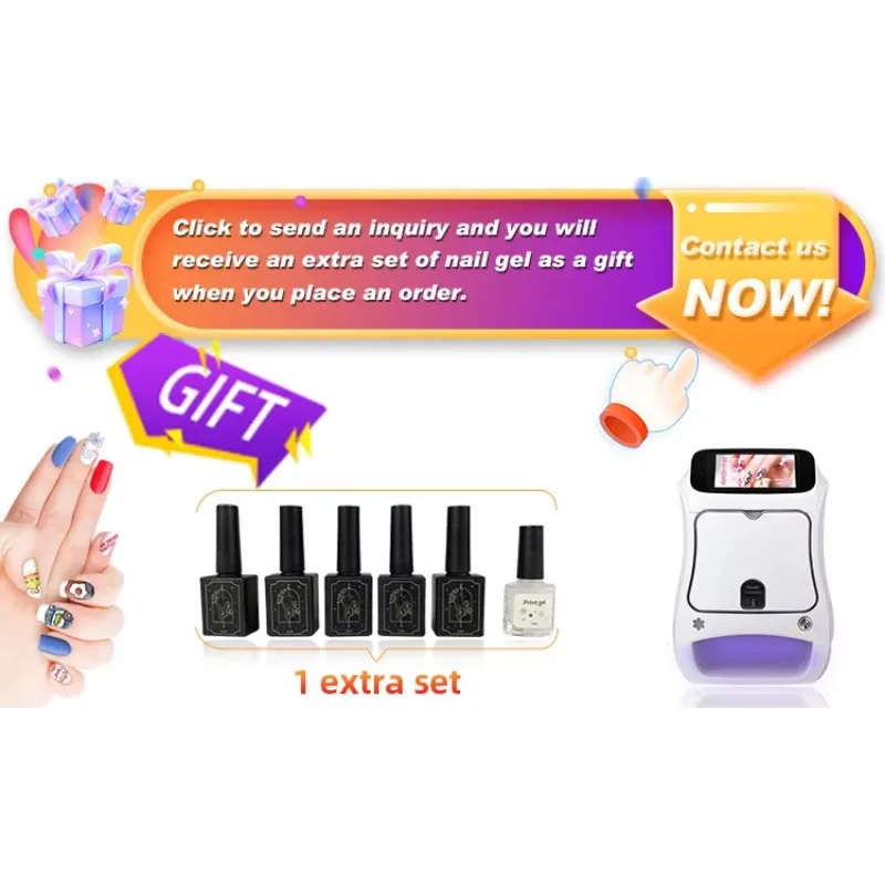 Nail Printer Finger DIY Print Art  Automatic 3D Art Designs Finger Nails Printing Machine for Salon  Use