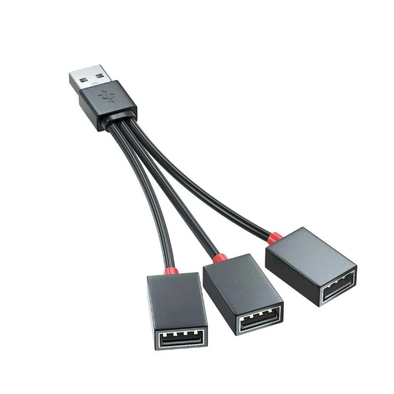 

3 in 1 USB USB C Splitter Cable Expansion HUB Multi 2/3 USB Ports Expansion Converter For Car,Laptop,PC Computer,Keyboard,Mouse