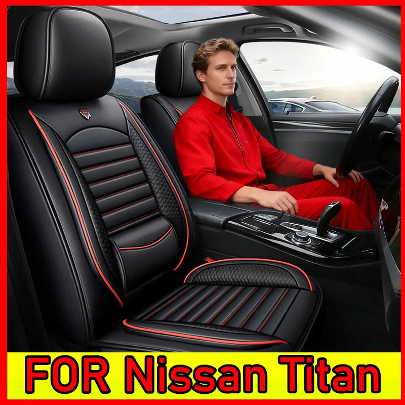 

Чехлы для Nissan Titan, полный комплект, бархатный кубический тепловой штамп, массажная дышащая задняя скамейка, разделенная, черный, серый, бежевый, коричневый 40/60 50
