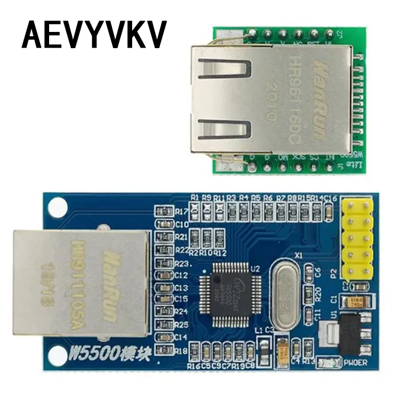 USR-ES1 W5500 Ethernet Network Module Hardware SPI to LAN/ Ethernet TCP / IP 51 / STM32 Microcontroller Program Over W5100