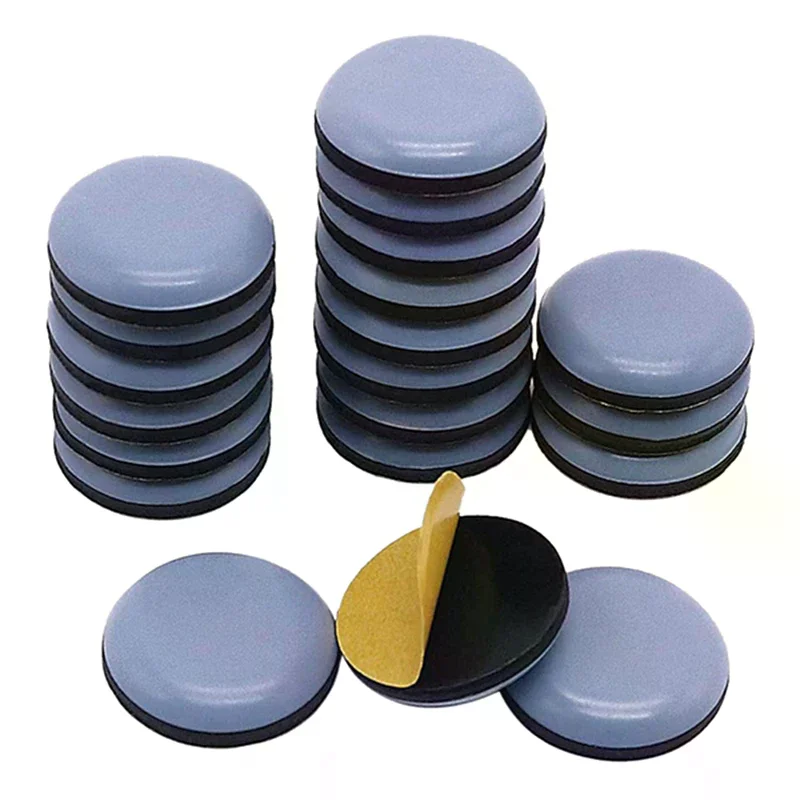 【New】4/8Pcs Furniture Sliders Pads Sliding Block Table Chair Leg Mat Floor Protector For Hardwood Rug PTFE