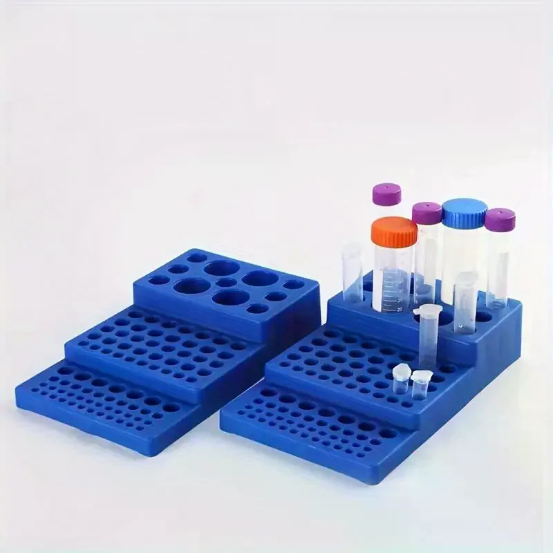 Multifunctional Centrifuge Tube Rack 0.2/0.5/1.5/2/5/10/15/50ml Stepped Test Tube Laboratory Supplies