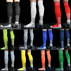 Breathable Women Knee New Men Socks Non-Slip and High Soccer Towel Bottom Cycling Hiking Sports Training Long Football Socks