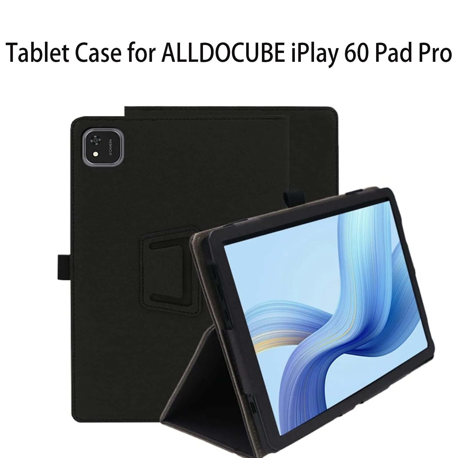 Funda para tableta ALLDOCUBE iPlay 60 Pad Pro, funda protectora con función de soporte, a prueba de golpes, nueva funda para tableta (material de cuero PU)