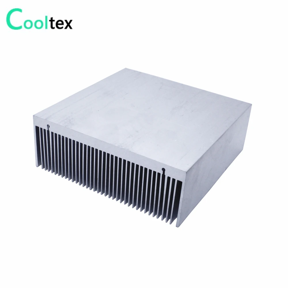 (High power) 125x125x45mm Aluminum HeatSink Heat Sink Radiator for Electronic LED Power Amplifier COOLER cooling