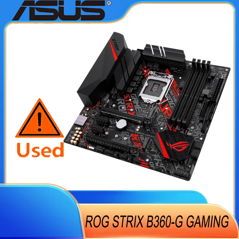 

ASUS Republic of Gamers Strix B360-G Gaming LGA1151 Micro-ATX Motherboard