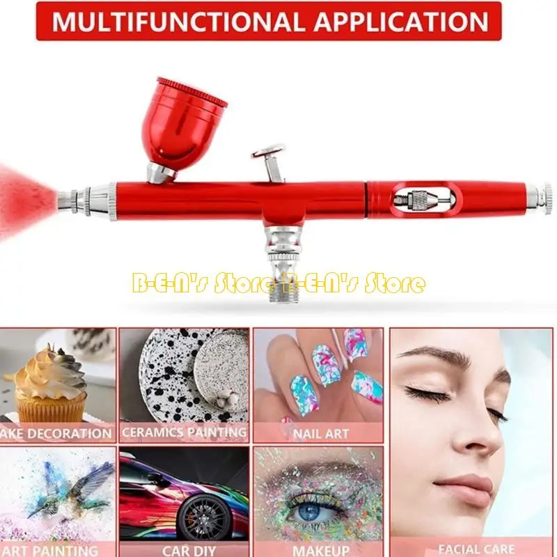 Y1AD 0.3mm Nozzles Dual-Action for Cake Decorating,Painting Pattern Models 7CC Multi-Purpose Feedin