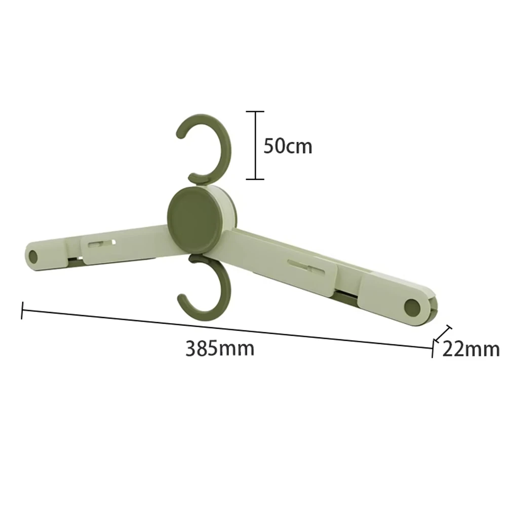 

New Portable Folding Clothes Hanger with Clips, Multi-Functional Drying Rack for Clothes and Shoes,Sturdy Travel Accessory C