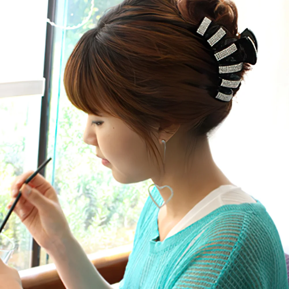 

Rhinestone Claw Clip Large Nonslip Clips For Women Thick Thin Hair Jaw Clip Yoga Fitness Face Washing Daily Hair