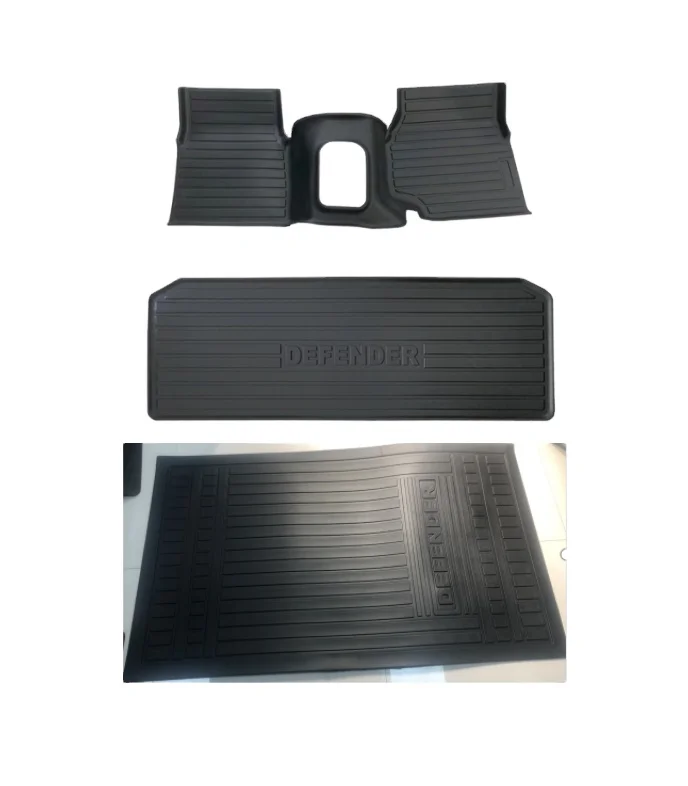 

Car Floor Mat for Lander Rover Defender Custom 3D TPV Rubber Waterproof Car Mat Car Foot Pads