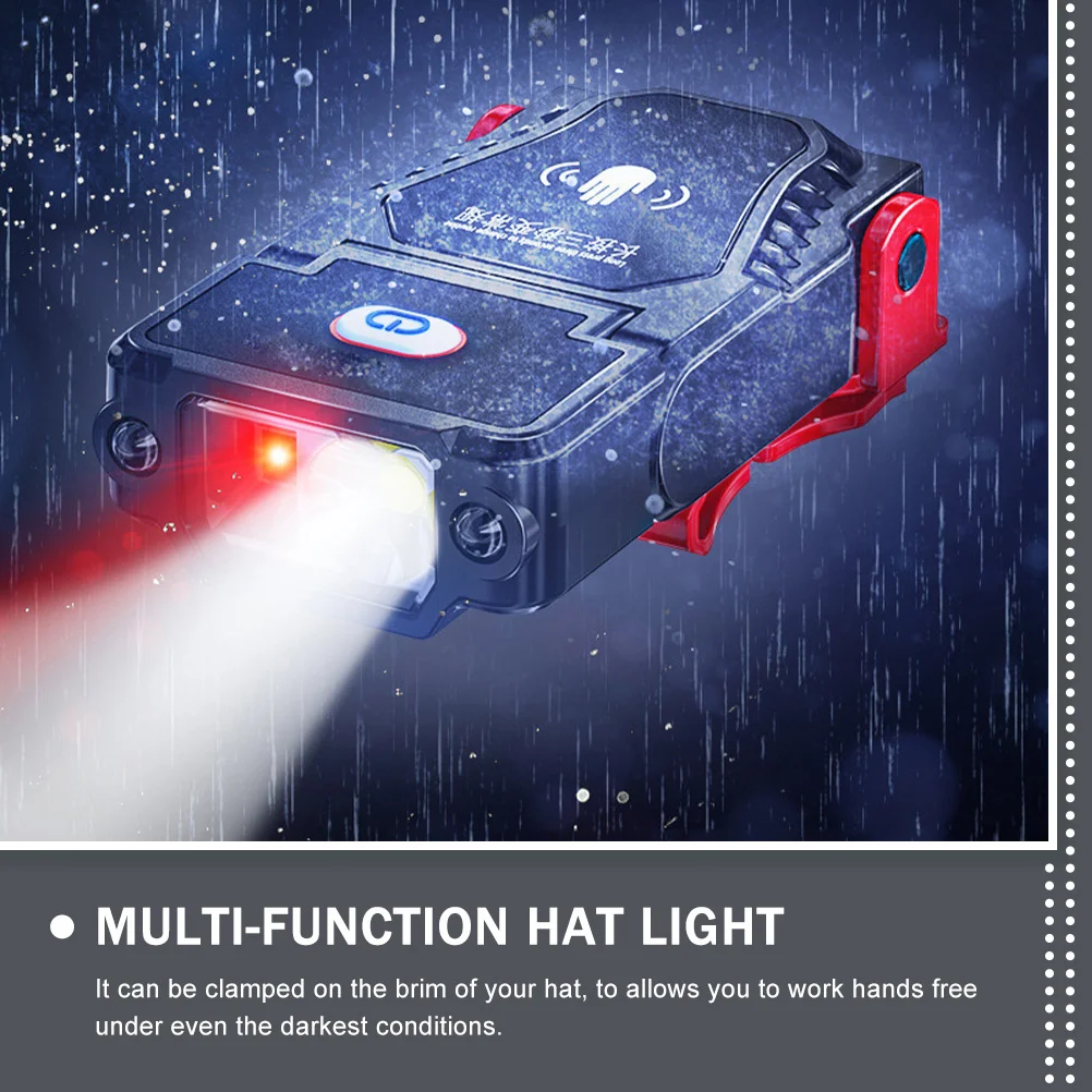 

Premium Abs Waterproof Lightweight Clip-On Hat Light For Outdoor Camping Fishing Night Riding Working Emergency Lighting