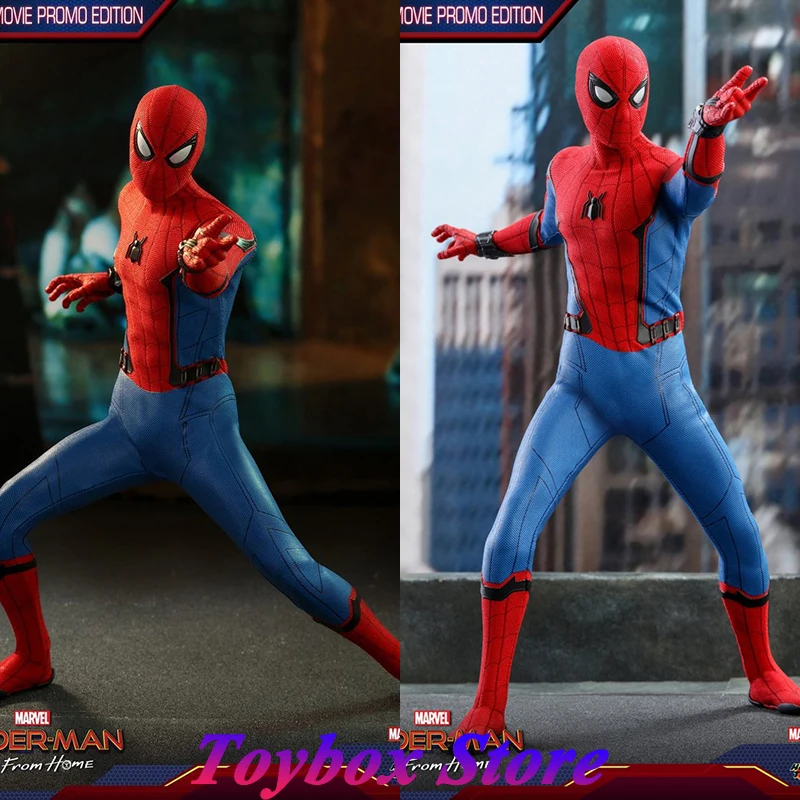 In Stock HOTTOYS HT MMS535 1/6 Super Hero Collectible Action Figure Spider-Man Far From Home Movie Promo Edition 12