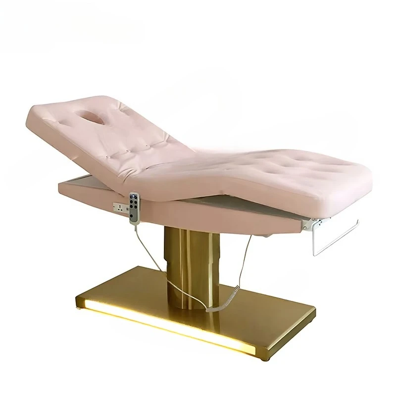 Beauty Salon Equipment Electric Beauty Treatment Table for Facial Massage with Reclining Backrest