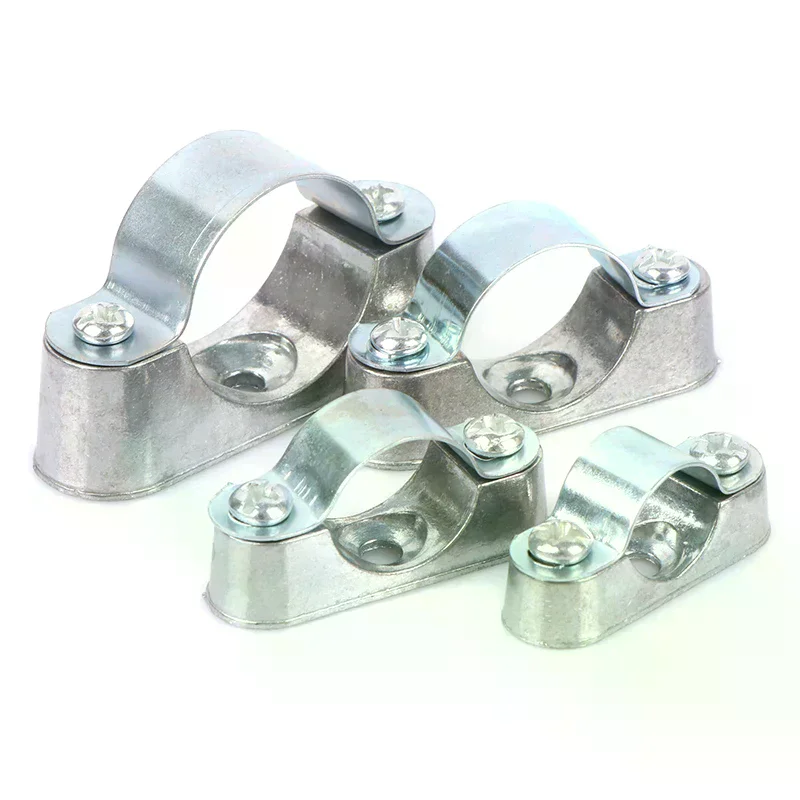 16mm 20mm 25mm 32mm Wall 5pcs Pipe Clamp with Screw From the Yards Away Of Card Line Clip