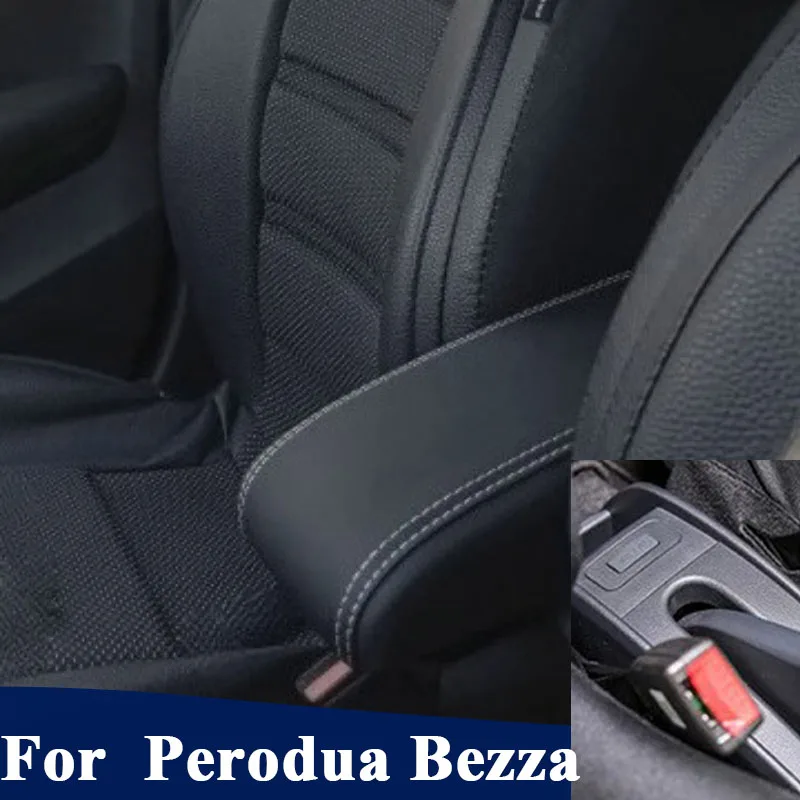 

For Perodua Bezza Armrest Interior Center Console Storage Box Arm Rest Car-styling Cover Decoration Accessories Parts 2018