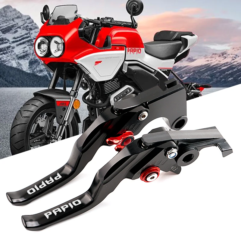 

2025 Новый рычаг тормозной муфты для мотоцикла, регулируемые рычаги тормозной муфты с ЧПУ для CFMOTO Papio 125 XO-1 PAPIO SS 2023 + аксессуары