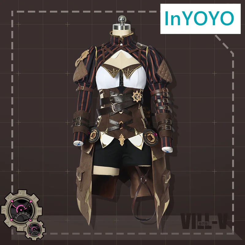 

InYOYO Honkai Impact 3rd Cosplay Vill-V Costume Game Suit Fashion Cool Gorgeous Uniform Halloween Carnival Party Outfit S-XXL Ne