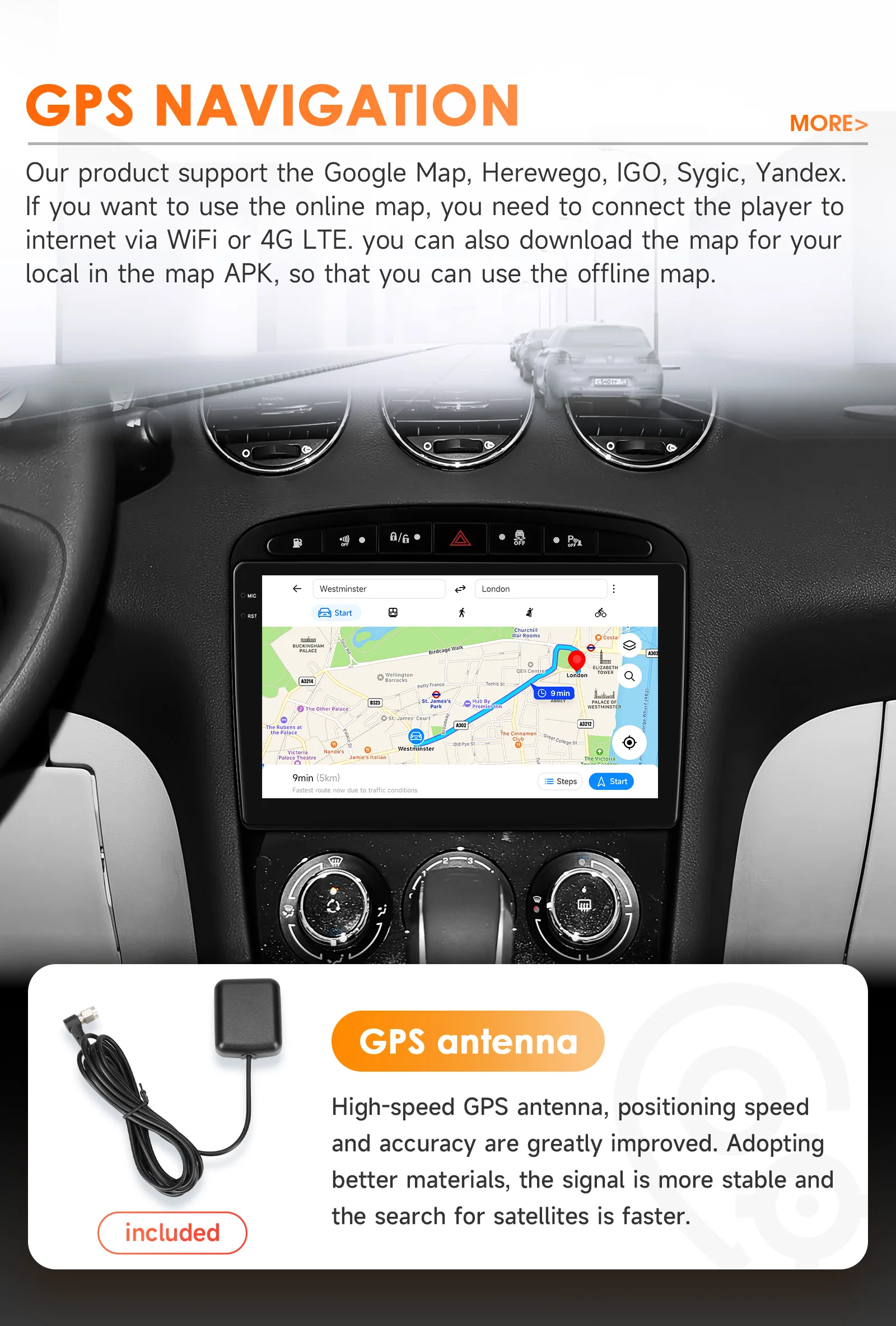 Radio inteligente para coche Peugeot 308 308SW para Peugeot 408 cc para Peugeot RCZ 2012 - 2020 Autoradio 4G reproductor Multimedia estéreo