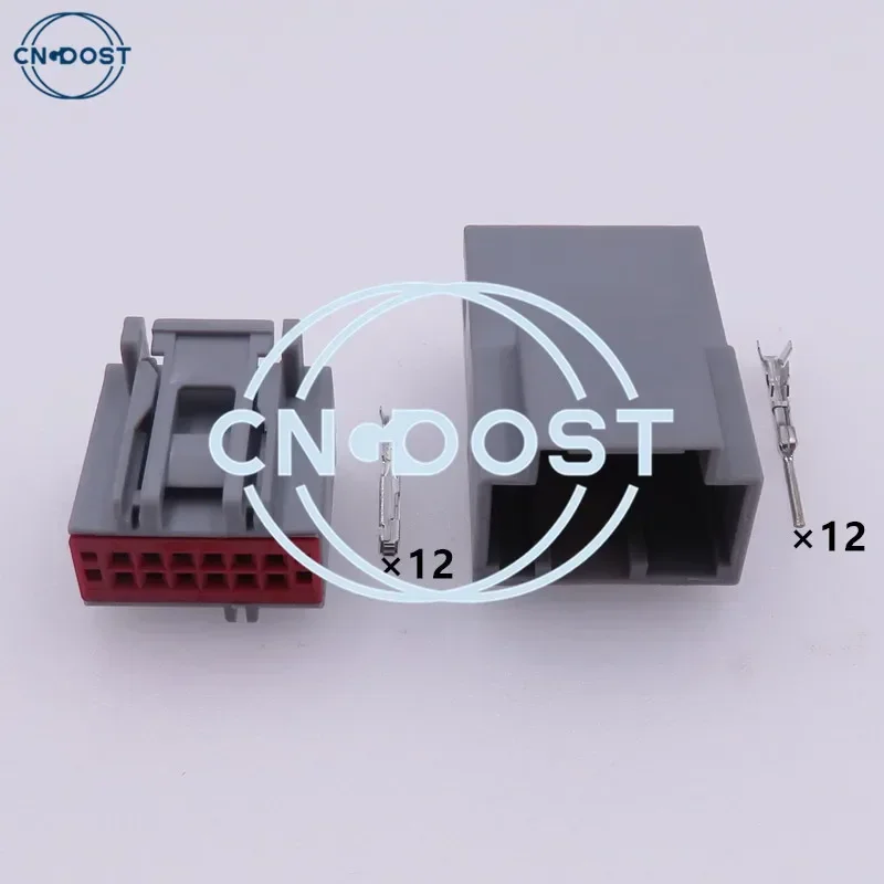 

Комплект из 12-контактных разъемов 30700-1120, 30968-1127 для сборки AC-систем, аксессуары для модификации авто, пластиковый корпус, негерметичный соединитель