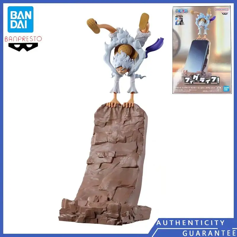 

[In stock] Bandai BANPRESTO ONE PIECE Luffy Nika V2 Anime Finished Goods Model Toy Cell Phone Holder Garage Kits