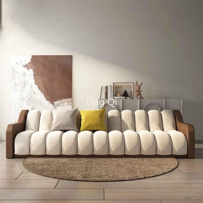 

Nordic Style Vintage Sofa Xxl Stretch Designer Minimalist Couch White Unusual Ergonomic Canape Soft Salon Living Home Furniture