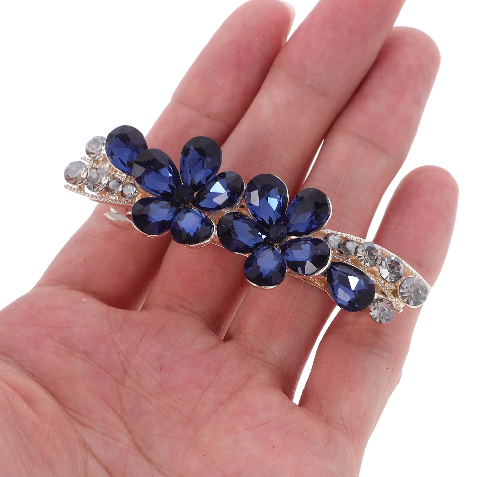 

Sparkly Rhinestone Hair Clip Bridal Accessories Clips Headgear Wedding Rhinestones Bride