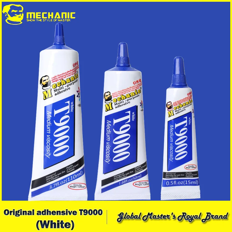 【MECHANIC】 T9000 white Environmental protection No corrosion Universal glue for Mobile phone frame repair Handmade Jewelry