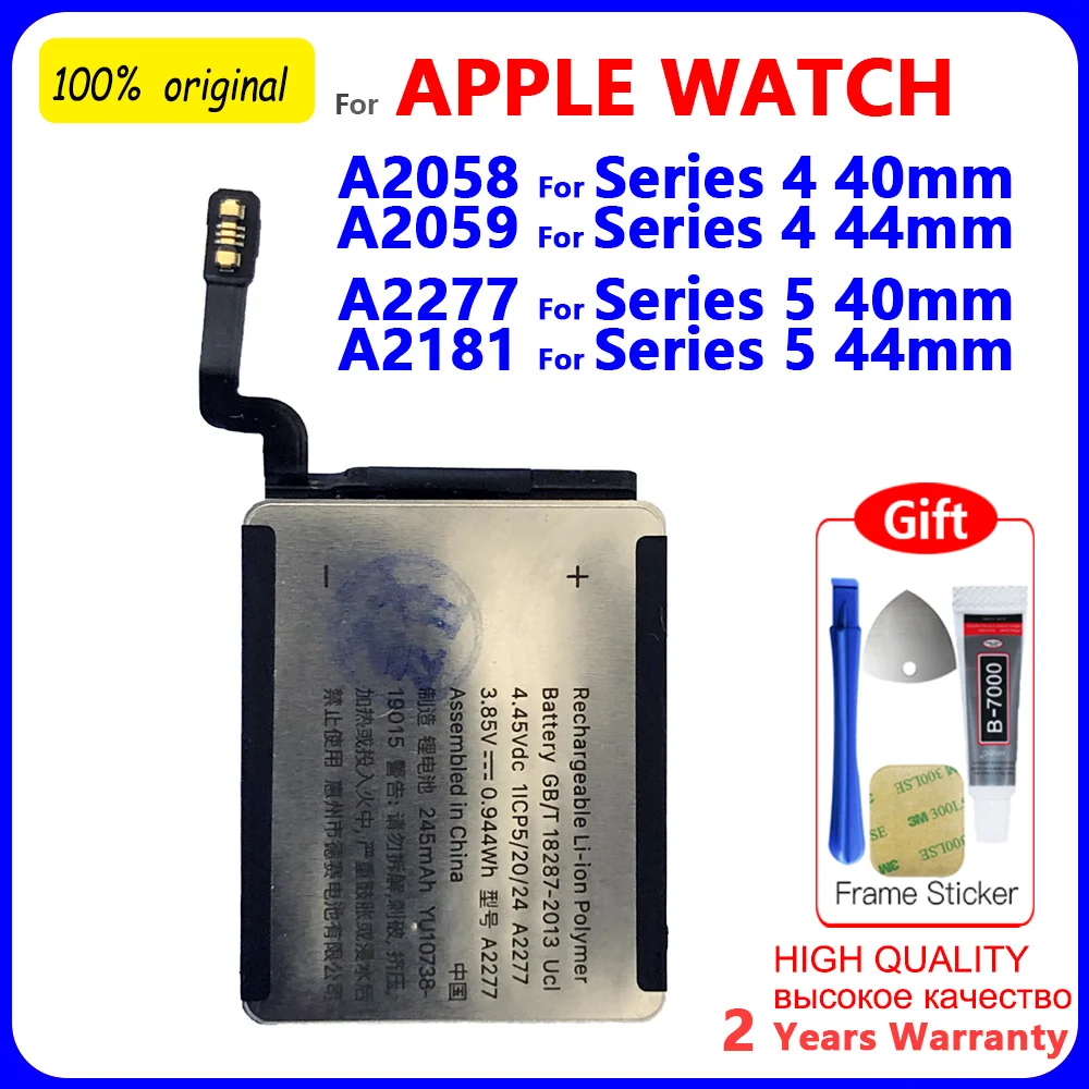 Original Replacement Battery for Apple Watch Series 1 2 3 4 5 SE 6 7 8  iWatch S1 S2 S3 GPS LTE S4 S5 S6 S7 S8 4G 38/40/42/44mm