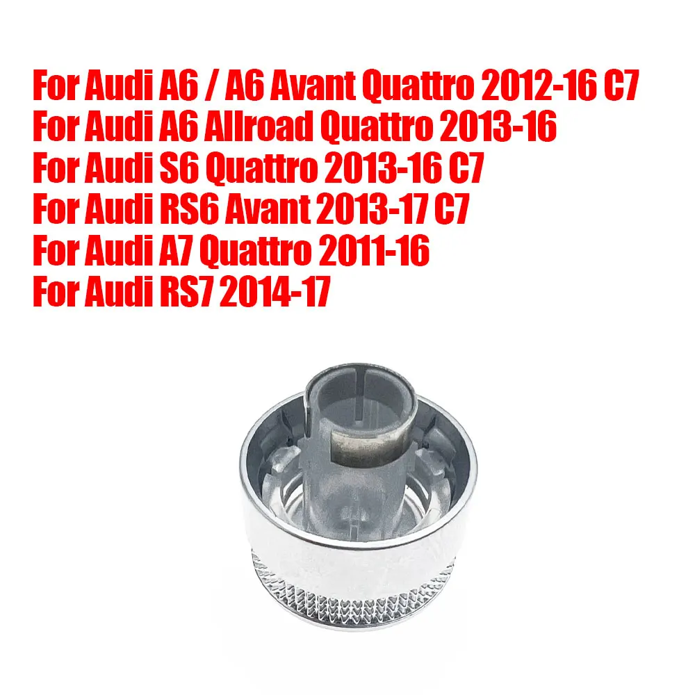 Auto Multimedia Volume Draaiknop Schakelaar Instelling Navigatie Hoofdmenu Knop Cover voor Audi A6/S6 C7 A7 2011-2017 4G0919070