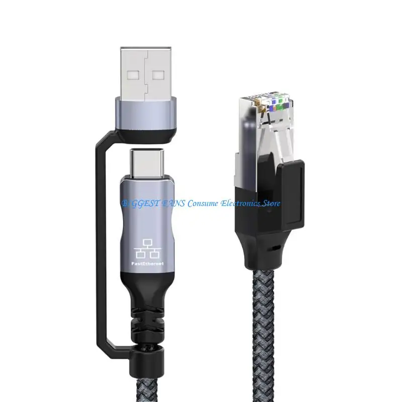 Braided Usb+Type C … - image