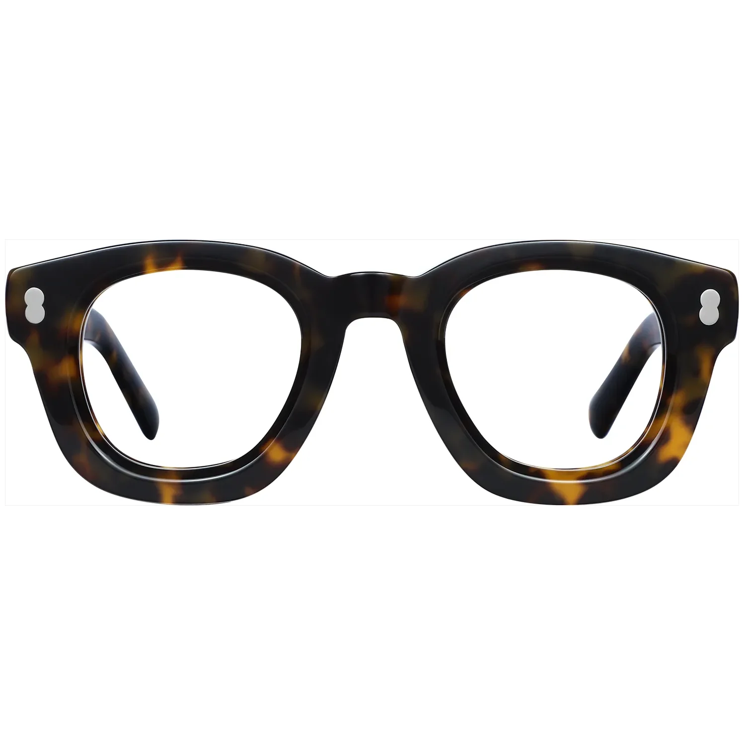 

Очки для чтения FYTOO Retro Thick Square Acetate, блокирующие синий свет, для мужчин и женщин, диоптрии от +1.0 до +4.0, 536603-03
