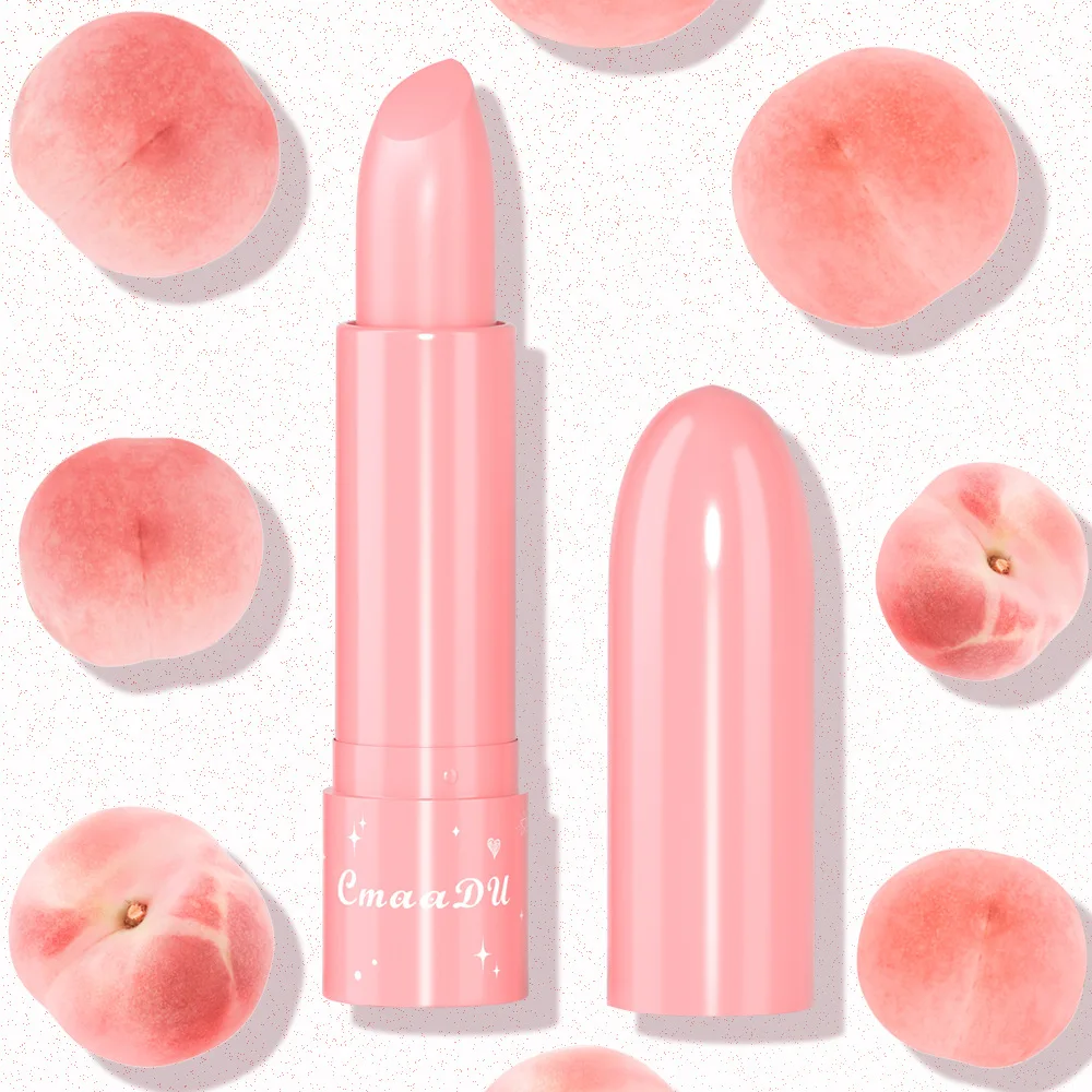 CmaaDu 6 Pcs/Set All Skin Types Fruity Color Changing Lipstick Lip Gloss Makeup Moisturizing Nourishing Sexy Red Lip Stick Balm