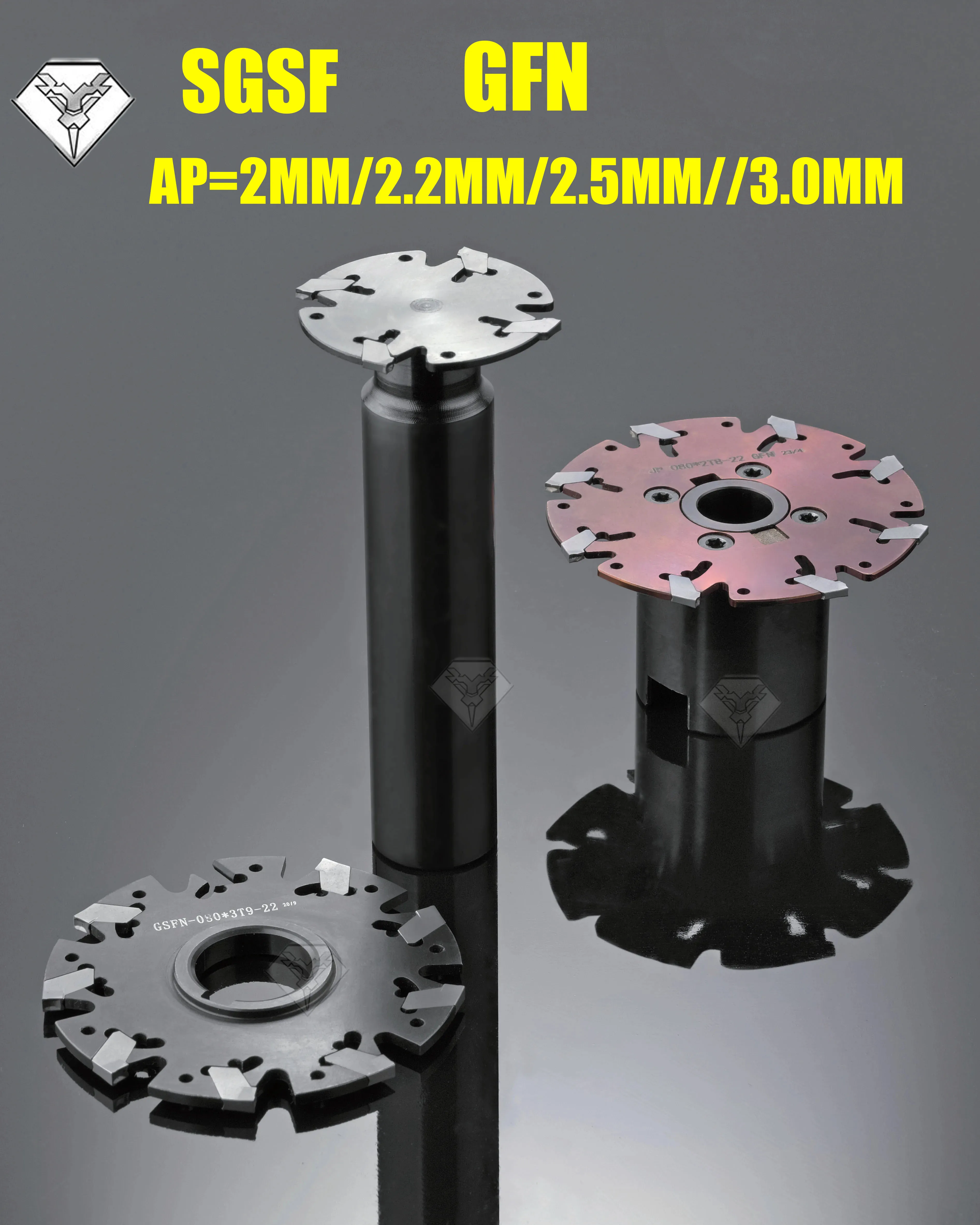 SGSF2 SGSF3 ISCAR CNC GFN/GSFN milling tool three-sided edge milling cutter T-slot milling cutter side milling grooving cutter