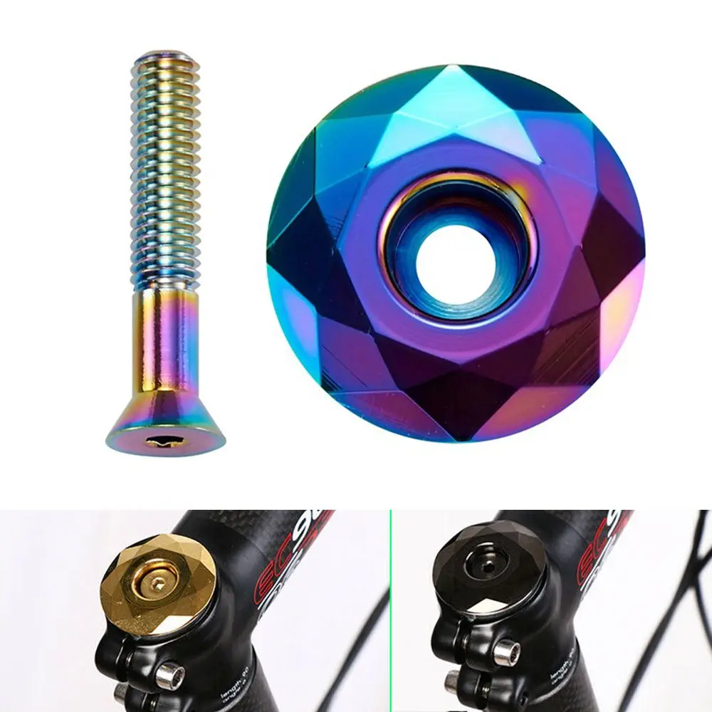 1-1/8 "طريق الدراجة سبائك الألومنيوم MTB دراجة الجذعية غطاء دراجة غطاء لوعاء دراجة سماعة شوكة غطاء علوي