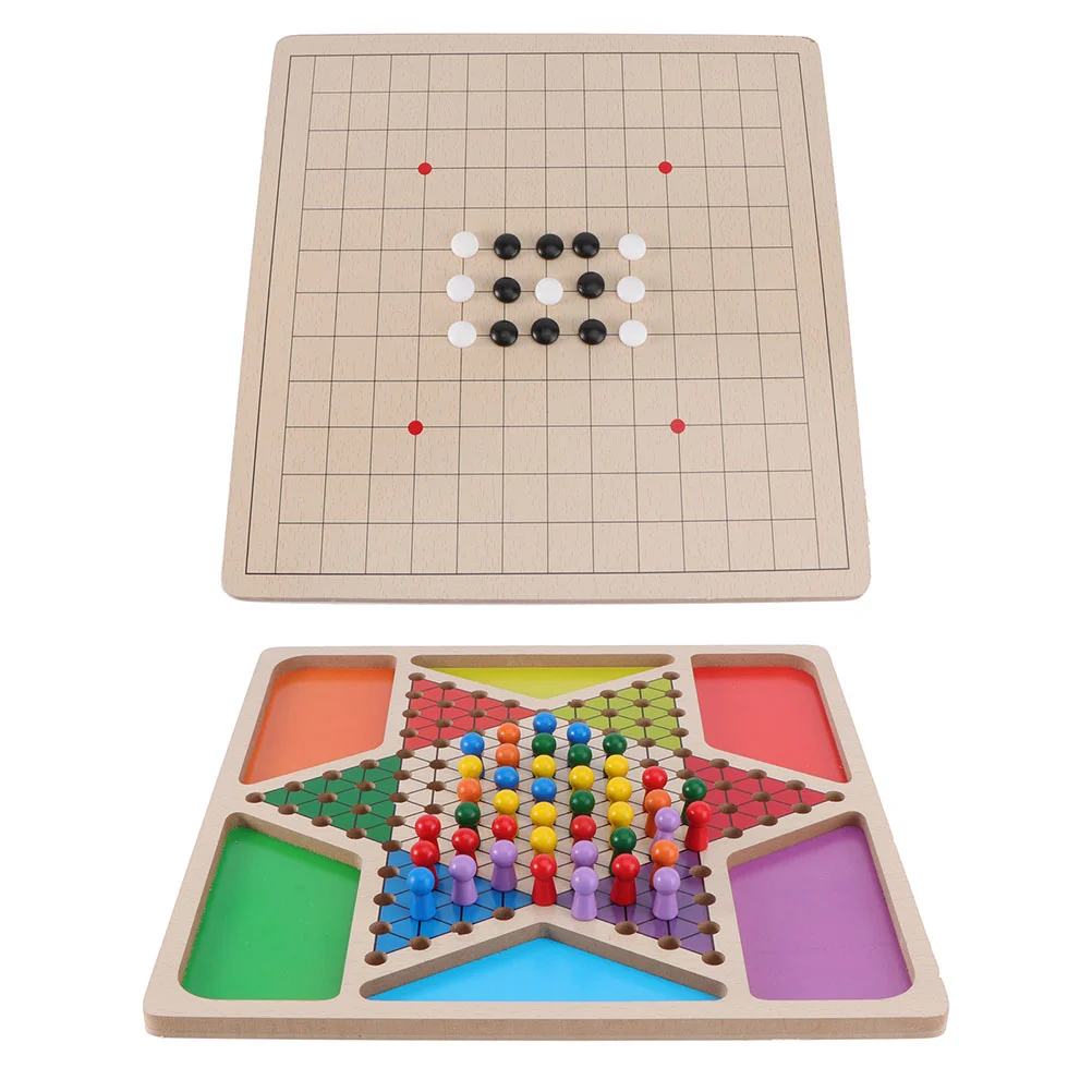 1 Set Household Game Toy Gobang Checkers Educational Plaything Kids Toy Gobang Checkers Toy Kids Game Supply