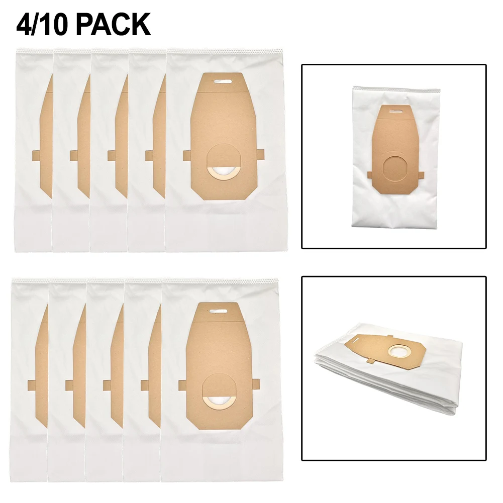 

4/10 Pack Of Hepa Filter Bags AH10000 Q-Type HEPA Vacuum Bags For Hoover Upright Vacuums UH30010COM And UH30010CCA