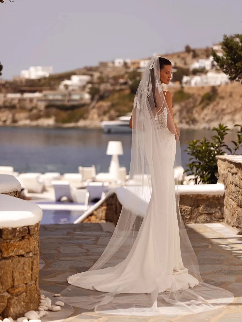 2026 New Beaded Satin Mermaid Long Wedding Dress Dreamy Sexy Spaghetti Straps Bridal Gown Customized Elegant Dresses For Bride